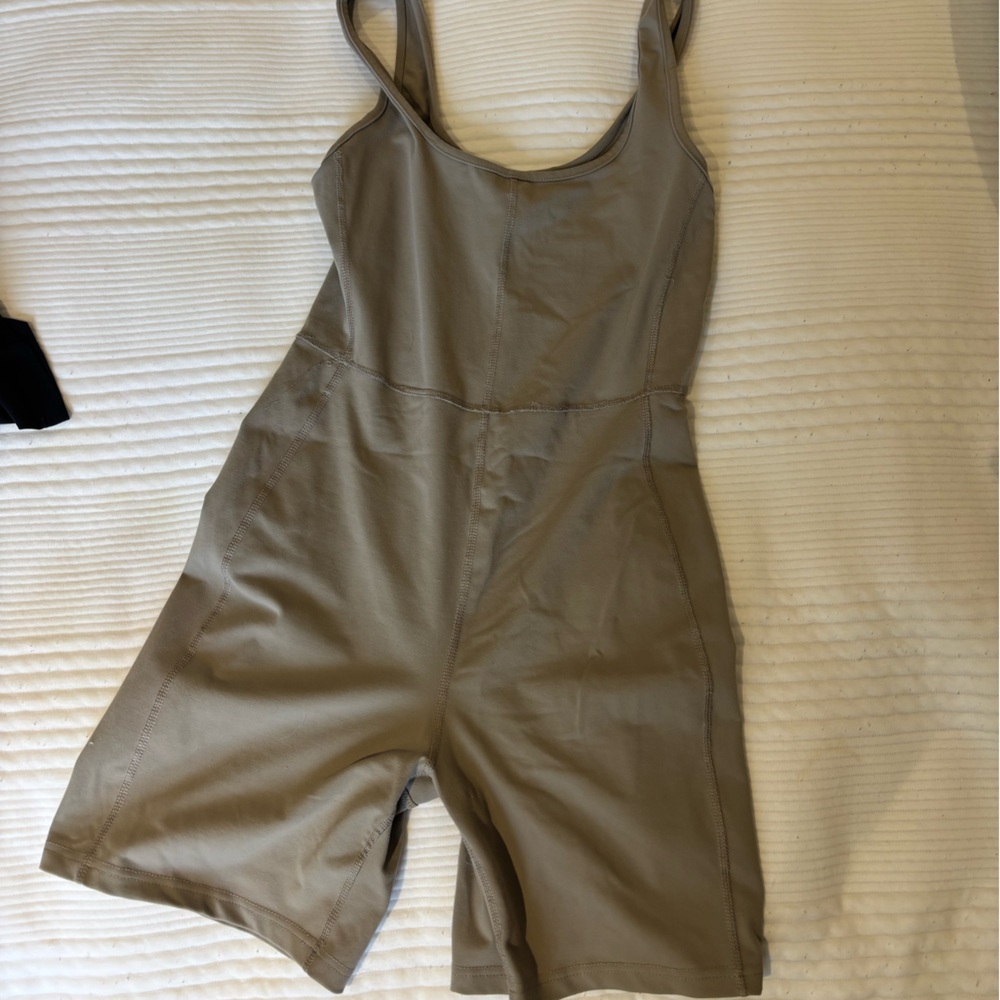 Dynamite Tan Jumpsuit